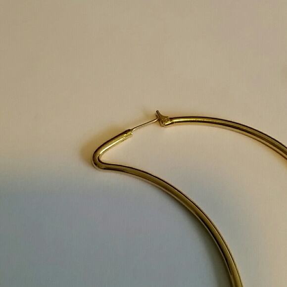 PureUnique  Gold Tone Half Moon Earrings. 0 - Picture 3 of 5